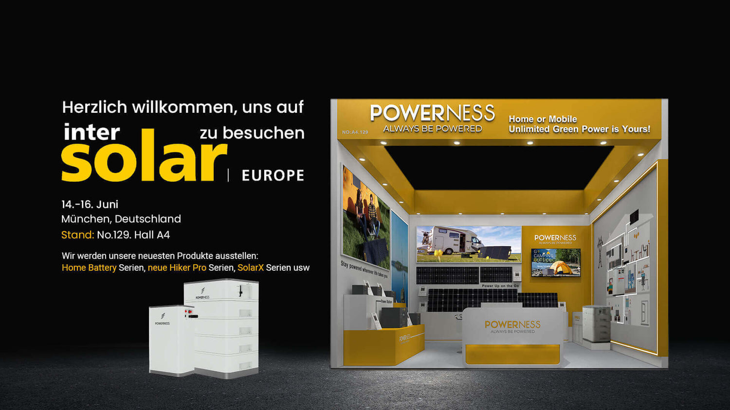 Besuchen Sie POWERNESS auf der Intersolar Europe Expo 2023 in München und ein Blick in die Zukunft erneuerbarer Energielösungen