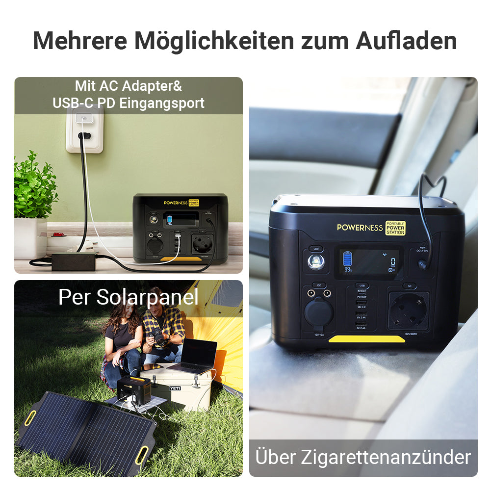 Powerness Hiker U300 Tragbare Powerstation