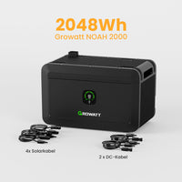 Growatt NOAH 2000 All-in-One Speicher für Balkonkraftwerke, by Powerness