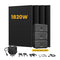 6144Wh batterijopslag + 4 x 450W bifaciale zonnepanelen + 800W omvormer
