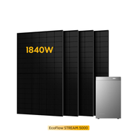 EcoFlow Stream 5000, All-in-One Opslagsysteem voor Balkonkrachtwerken, met 4 bifaciale zonnepanelen, by Powerness