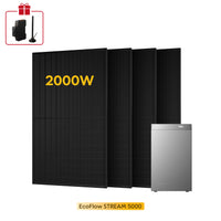 EcoFlow Stream 5000, mit 4 x 500 Bifaziale Solarmodule, by Powerness
