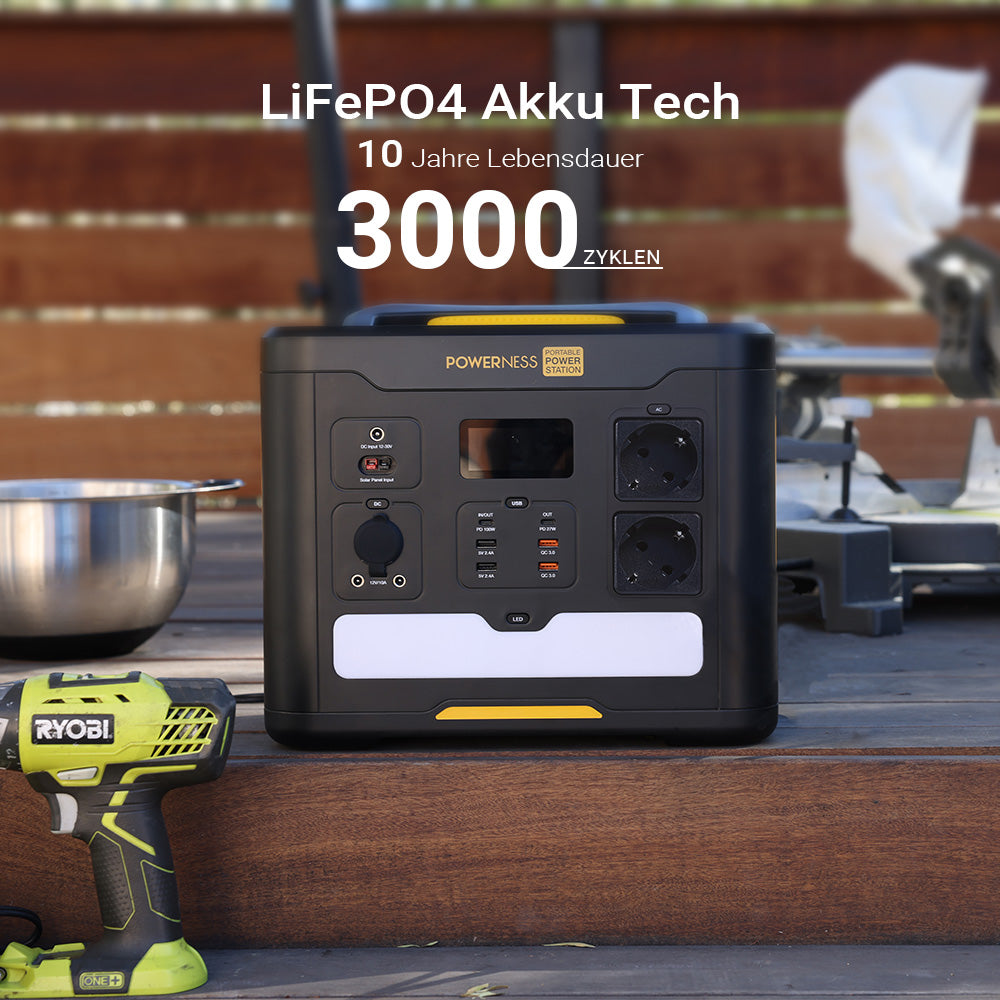 Powerness Hiker U1500 Tragbare Powerstation