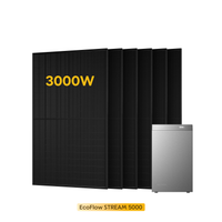 EcoFlow Stream 5000, mit 6 x 500 Bifaziale Solarmodule, by Powerness
