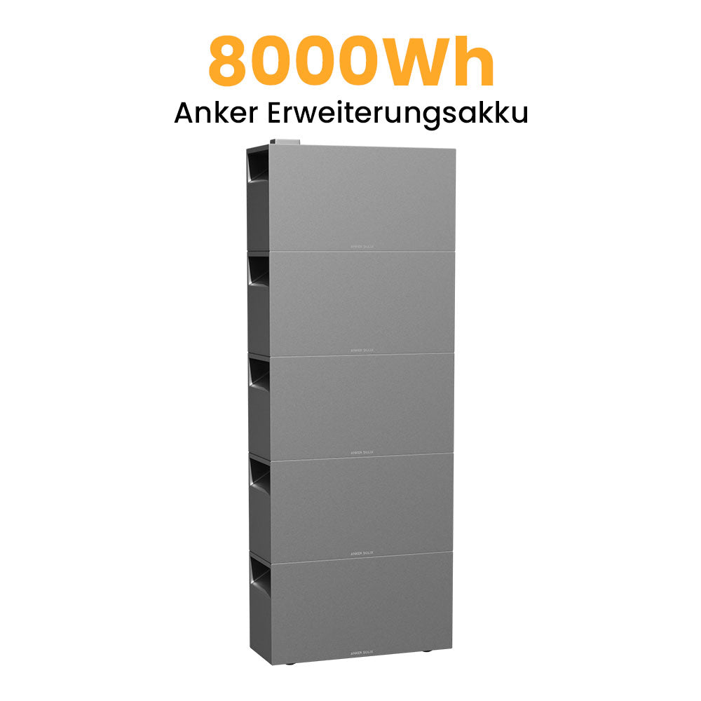 Anker Solix Solarbank 2 E1600 Pro Balkonkraftwerk Batteriespeicher, mit Smarter Zähler