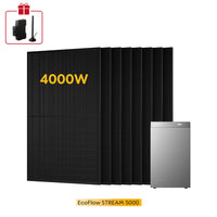 EcoFlow Stream 5000, mit 8 x 500 Bifaziale Solarmodule, by Powerness