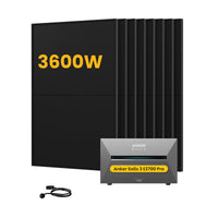Anker SOLIX Solarbank 3 E2700 Pro, met 8 x 450 Bifaciale Zonnepanelen, by Powerness