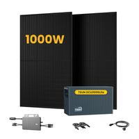 TSUN DCU2000Lite Solarspeicher für Balkonkraftwerke, mit 2 x 500W JA Solar Bifaziale Solarmodule & 800W Mikro‑Wechselrichter, by Powerness