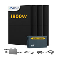 TSUN DCU2000Lite Solarspeicher für Balkonkraftwerke, mit 4 x 450W JA Solar Bifaziale Solarmodule & 800W Mikro‑Wechselrichter. by Powerness