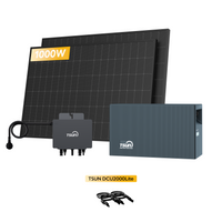 TSUN DCU2000Lite Solarspeicher für Balkonkraftwerke, mit 2 x 500W Bifaziale Solarmodule & 800W Mikro‑Wechselrichter, by Powerness
