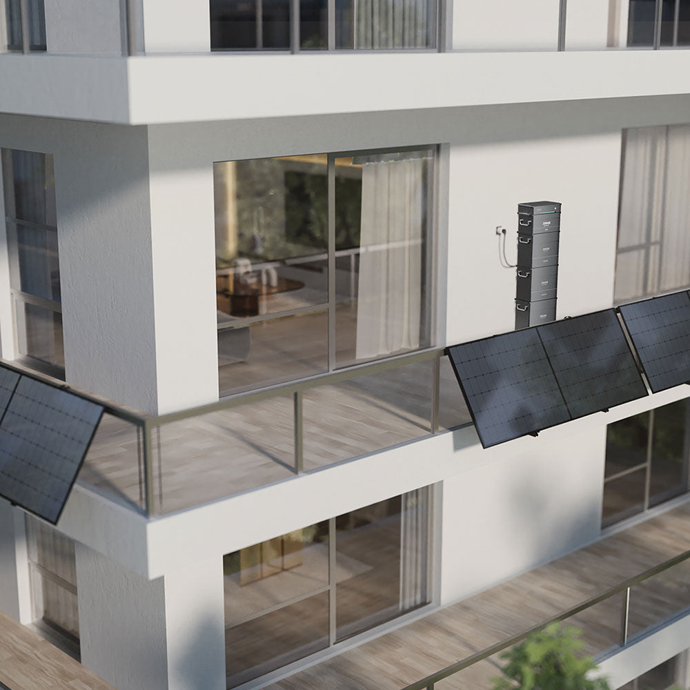 Zendure SolarFlow Hyper 2000 Wechselrichter 1800W mit Stromspeicher AB2000 1920Wh LiFePO4 Akku