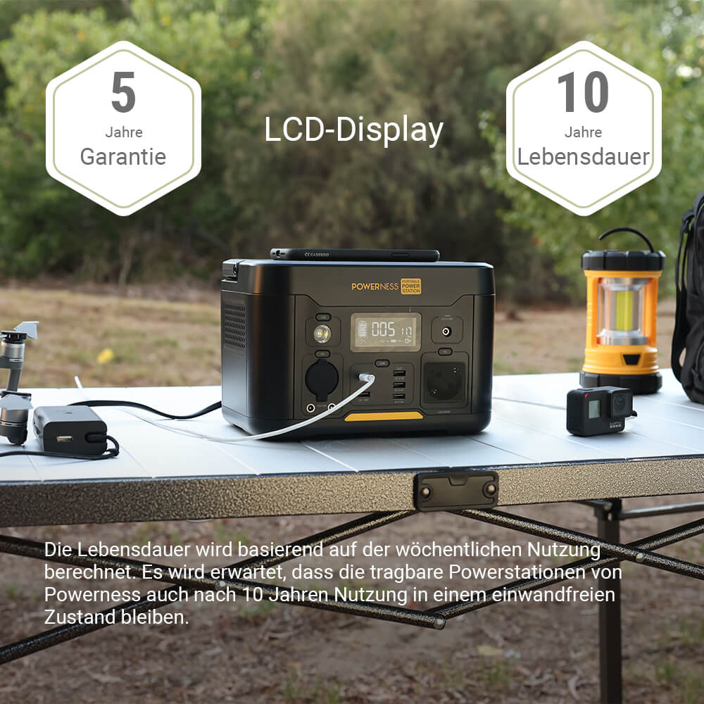 Powerness Hiker U500 Tragbare Powerstation